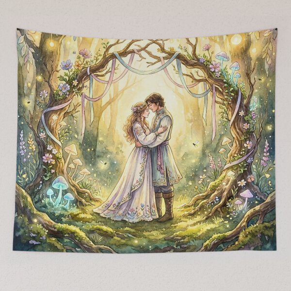 Item preview, Enchanted Fairycore Forest Wedding Romance designed and sold by Storybook Botanica.