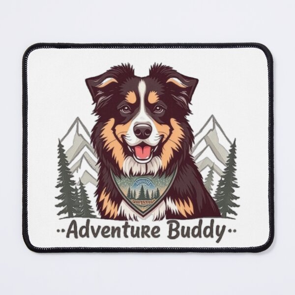 Item preview, Australian Shepherd Adventure Buddy designed and sold by graphicboyz112.