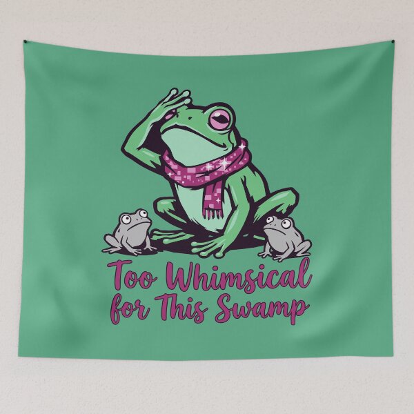 Item preview, Too Whimsical for This Swamp Glamorous Frog designed and sold by XYZ LAB by Jesuperman.