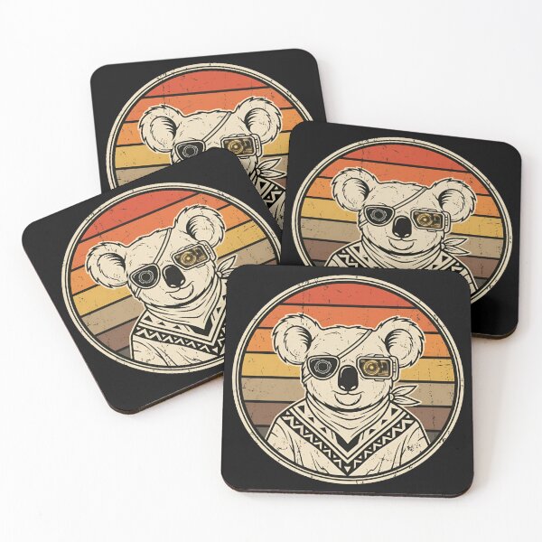 Item preview, Retro Outlaw Koala Cyber HUD Vintage Badge designed and sold by DuckOddity.