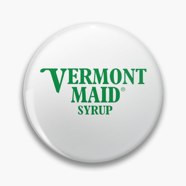Item preview, Vermont Maid Syrup Classic Green Serif Typography Brand Logo designed and sold by jzedolpu.