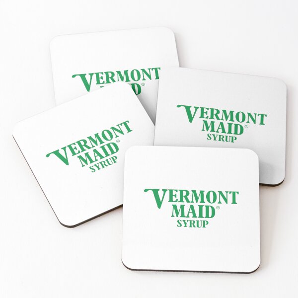 Item preview, Vermont Maid Syrup Classic Green Serif Typography Brand Logo designed and sold by jzedolpu.
