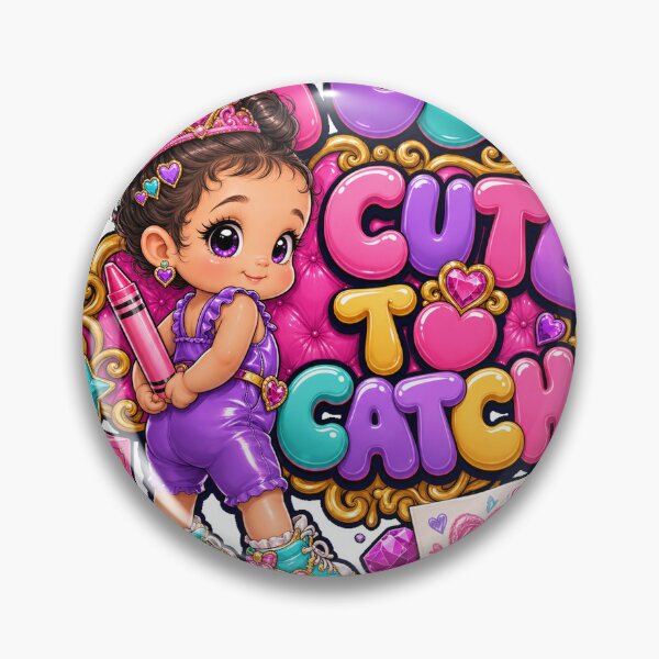 Item preview, Too Cute To Catch Princess Baby designed and sold by Idans.