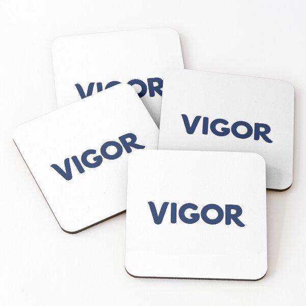 Item preview, Vigor Dark Blue Modern Rounded Typography Brand Logo designed and sold by jzedolpu.