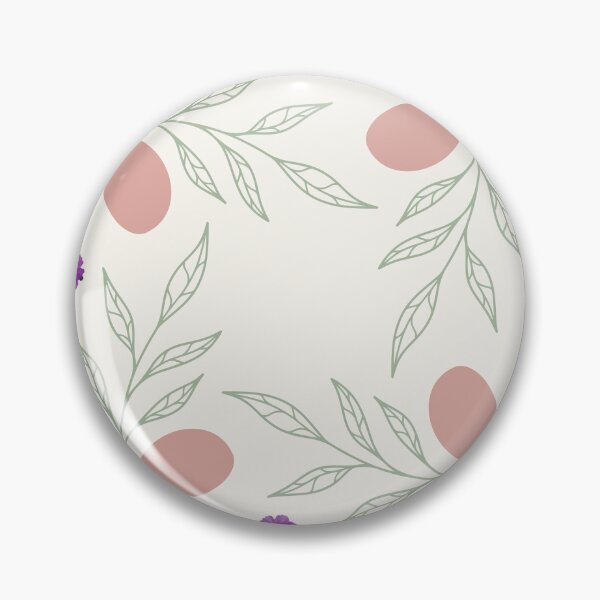 Item preview, Botanical Wildflower Pattern in Dusty Rose and Sage Green designed and sold by TheCozyDesk.