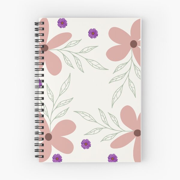Item preview, Botanical Wildflower Pattern in Dusty Rose and Sage Green designed and sold by TheCozyDesk.