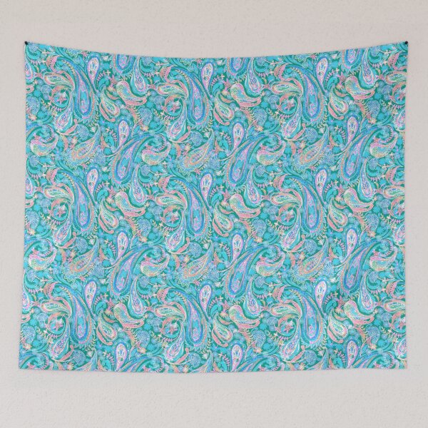 Item preview, Paisley ornament in green designed and sold by bokasin.