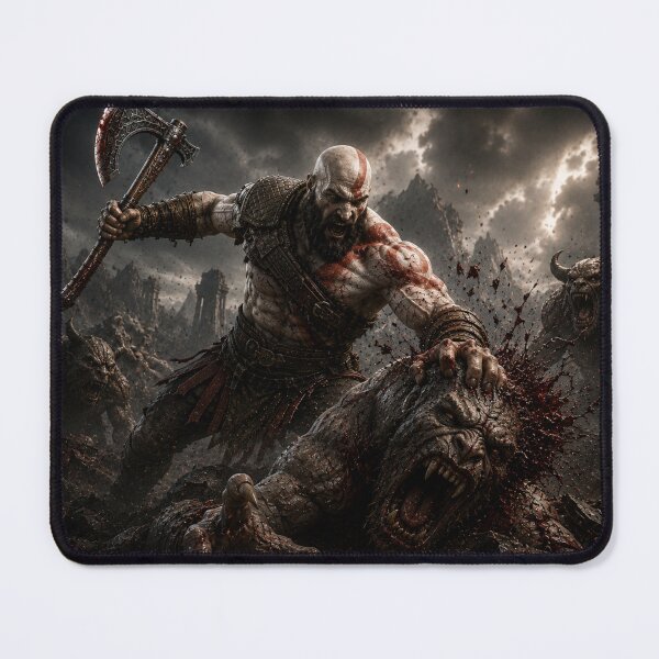 Item preview, Kratos Slaying Beasts designed and sold by MKDSN.