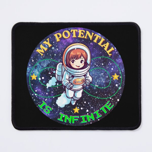 Item preview, My Potetntial Is Infinite, Funny Gifts For Optimists designed and sold by zebek-design.