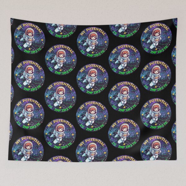 Item preview, My Potetntial Is Infinite, Funny Gifts For Optimists designed and sold by zebek-design.