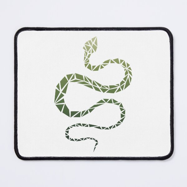 Item preview, Geometric Snake - Moss designed and sold by Espyr.Art.