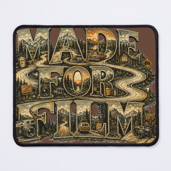 Item preview, Made for Film | Winding Typography Analog Photography designed and sold by Golden Era Studio.