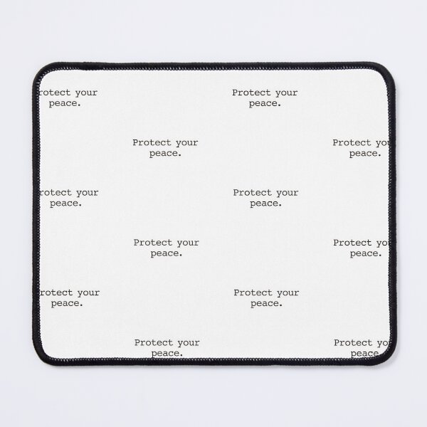 Item preview, Protect Your Peace Aesthetic Typewriter Quote Minimalist Sticker designed and sold by ORI-ginal Weirdos: The Weirdly Wonderful Crew.