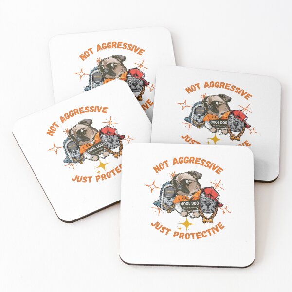 Item preview, Not aggressive, Just protective, dog lovers t-shirt designed and sold by BoldMarks.