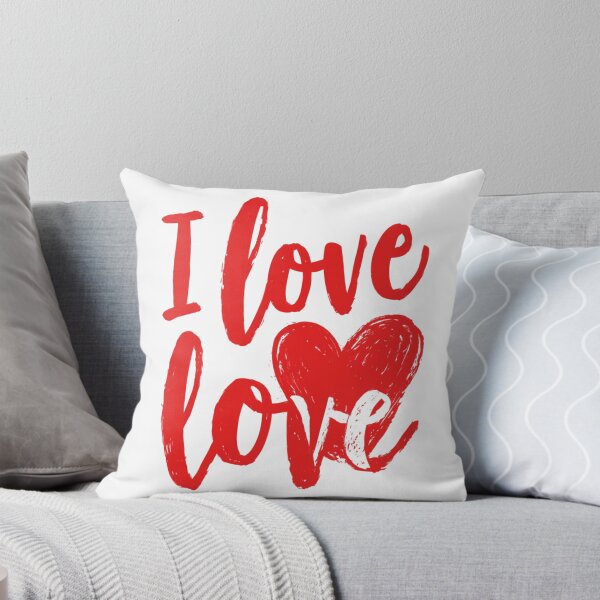 Item preview, I Love Love | Cute Romantic Typography | Sweet Valentine Aesthetic designed and sold by Ignorant-Artist.