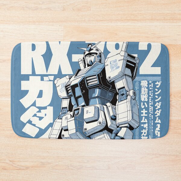 Item preview, RX-78-2 Gundam Soft Blue  designed and sold by AnimeArsenalPrints.