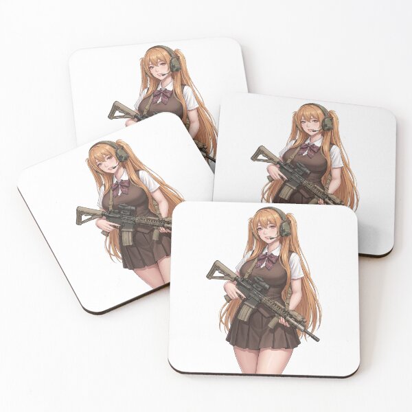 Item preview, Tactical School Girl - Anime Special Ops designed and sold by RAWLIFEGRAPHIC.
