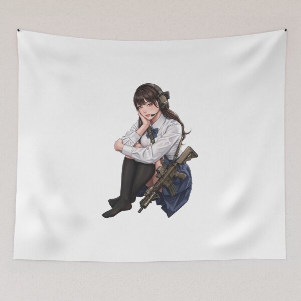 Item preview, Tactical School Girl - Anime Special Ops designed and sold by RAWLIFEGRAPHIC.