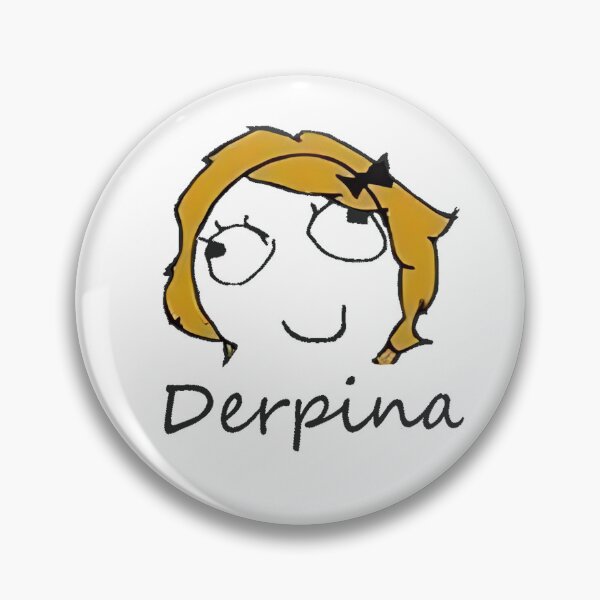 Item preview, Derpina Meme Face Classic Internet Rage Comic Sticker designed and sold by TrxshWear.