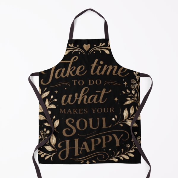 Item preview, Take Time To Do What Makes Your Soul Happy – Aesthetic Botanical Typography Quote designed and sold by MUSA'S.