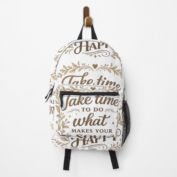 Item preview, Take Time To Do What Makes Your Soul Happy – Aesthetic Botanical Typography Quote designed and sold by MUSA'S.