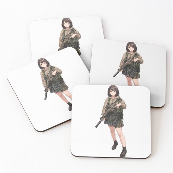 Item preview, Tactical School Girl - Anime Special Ops designed and sold by RAWLIFEGRAPHIC.