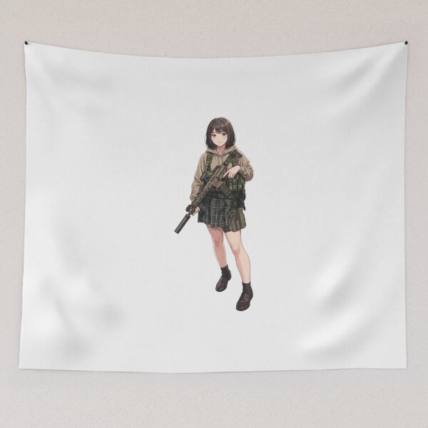 Item preview, Tactical School Girl - Anime Special Ops designed and sold by RAWLIFEGRAPHIC.