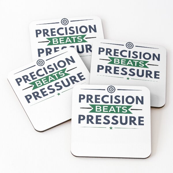 Item preview, Precision Beats Pressure | CPA & Finance Typography Shirt designed and sold by FCA SIR MERCH .
