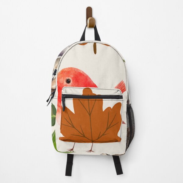 Item preview, Watercolor Pattern of Autumn Forest Animals and Dried Leaves designed and sold by TheCozyDesk.