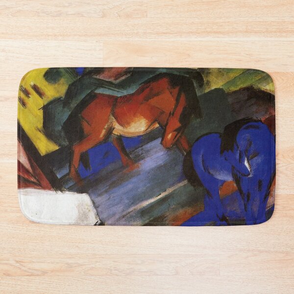 Item preview, Red and Blue Horse (1912) by Franz Marc designed and sold by PureVintageLove.