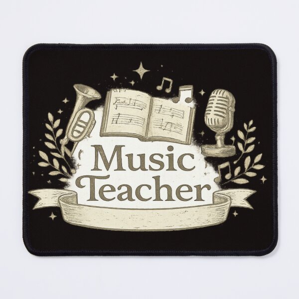 Item preview, Vintage Music Teacher Classroom Emblem designed and sold by Tadeusz1.