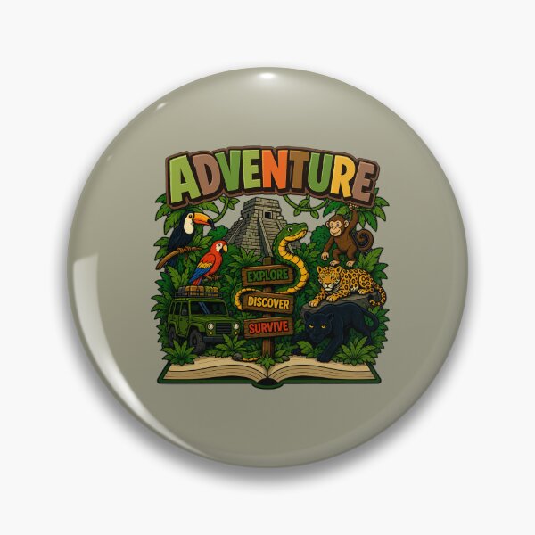Item preview, Adventure – Explore Discover Survive Jungle Adventure T-Shirt designed and sold by Aimetoi.