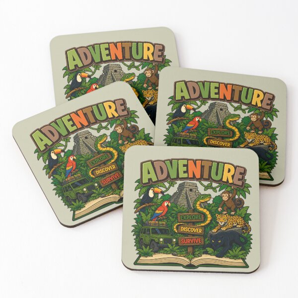 Item preview, Adventure – Explore Discover Survive Jungle Adventure T-Shirt designed and sold by Aimetoi.