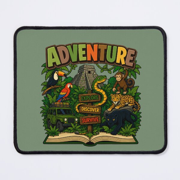 Item preview, Adventure – Explore Discover Survive Jungle Adventure T-Shirt designed and sold by Aimetoi.