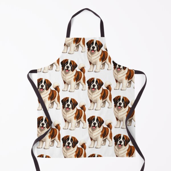 Item preview, Cute Saint Bernard Puppy Illustration designed and sold by BackgroundND.