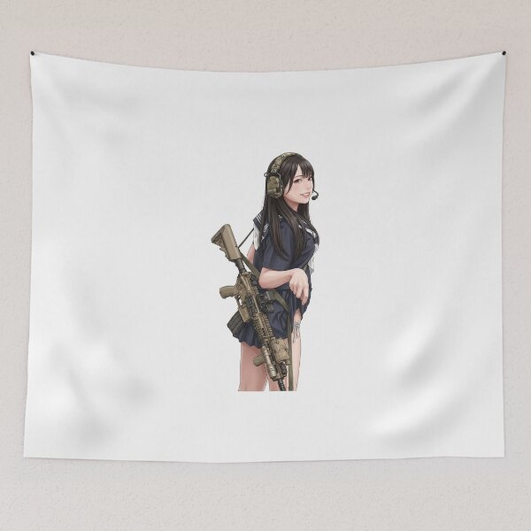 Item preview, Tactical School Girl - Anime Special Ops designed and sold by RAWLIFEGRAPHIC.