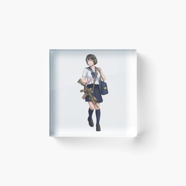 Item preview, Tactical School Girl - Anime Special Ops designed and sold by RAWLIFEGRAPHIC.