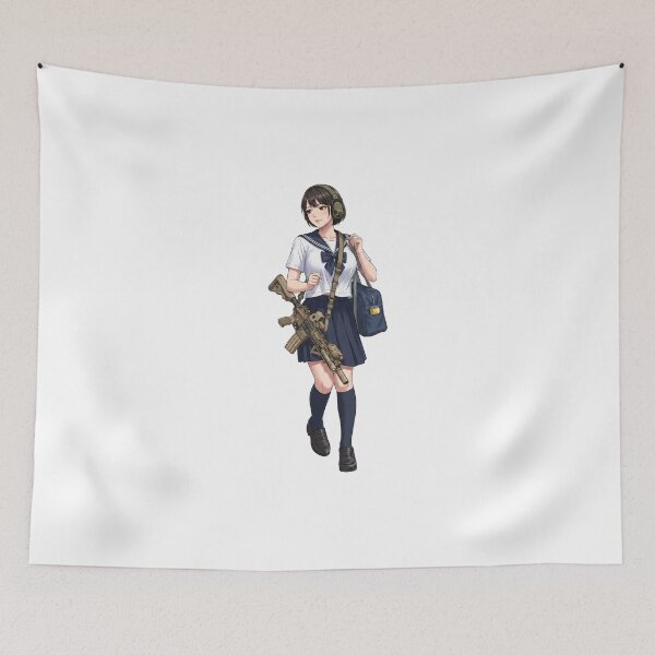 Item preview, Tactical School Girl - Anime Special Ops designed and sold by RAWLIFEGRAPHIC.
