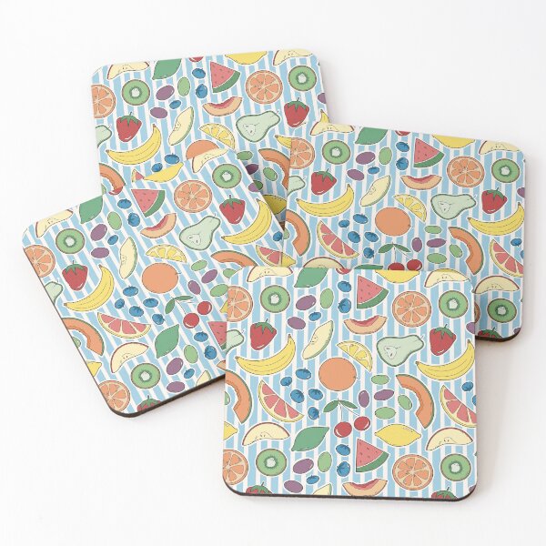 Item preview, Fruit Stickers & Stripes designed and sold by sustainablyjill.
