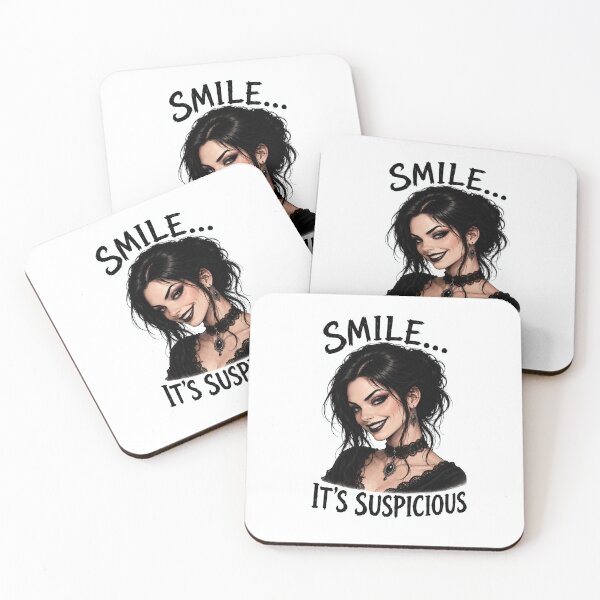 Item preview, Smile... It's Suspicious designed and sold by AbstractAnom.