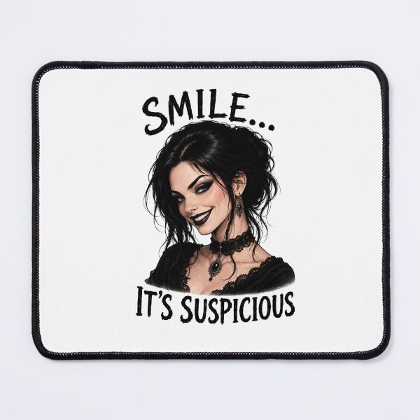 Item preview, Smile... It's Suspicious designed and sold by AbstractAnom.