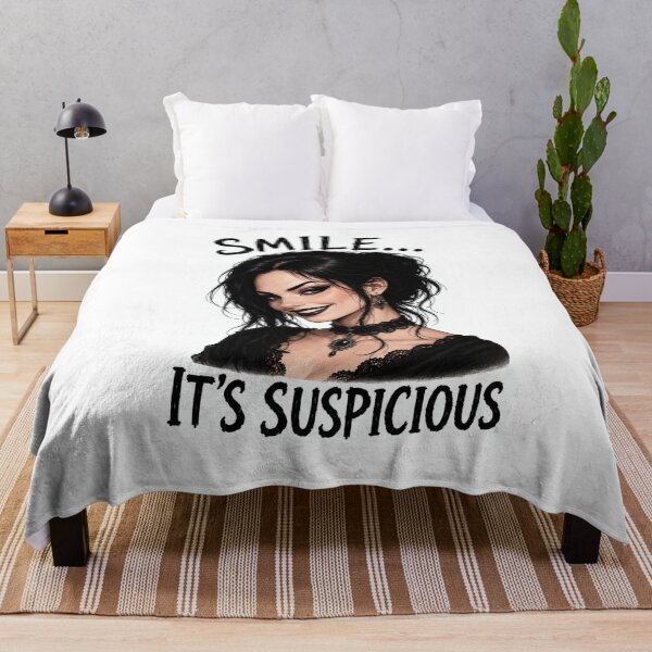 Item preview, Smile... It's Suspicious designed and sold by AbstractAnom.