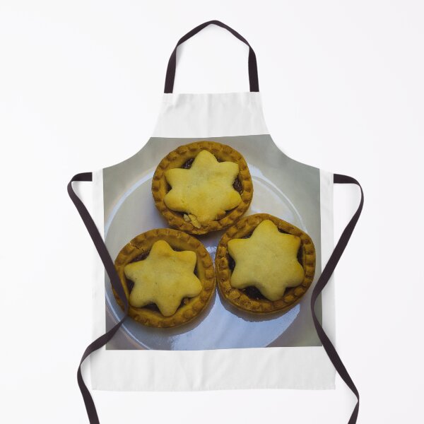 Item preview, Star-Topped Mince Pies On Plate — Festive Homemade Christmas Tarts For Holiday Dessert designed and sold by Nmallia.