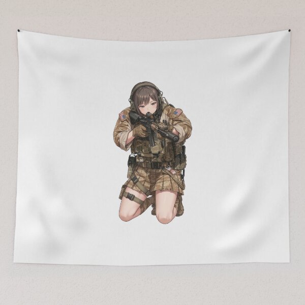 Item preview, Tactical School Girl - Anime Special Ops designed and sold by RAWLIFEGRAPHIC.