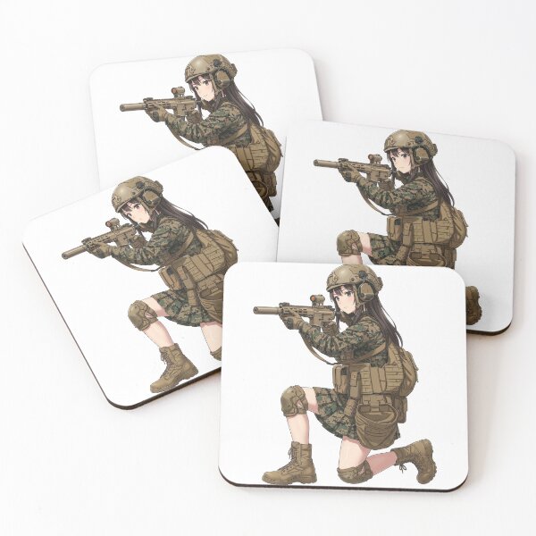 Item preview, Tactical School Girl - Anime Special Ops designed and sold by RAWLIFEGRAPHIC.