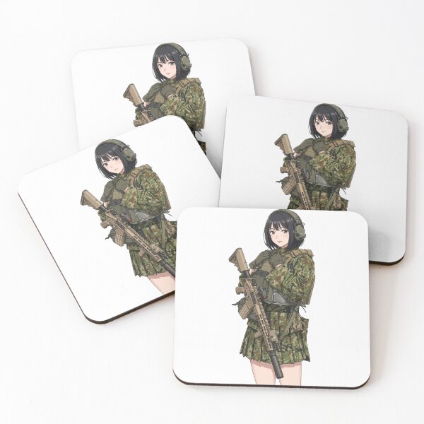 Item preview, Tactical School Girl - Anime Special Ops designed and sold by RAWLIFEGRAPHIC.