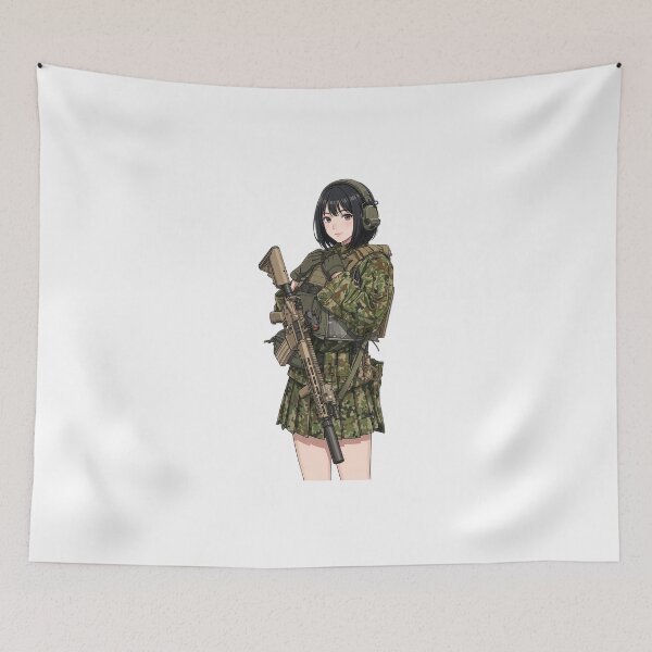 Item preview, Tactical School Girl - Anime Special Ops designed and sold by RAWLIFEGRAPHIC.