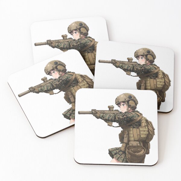 Item preview, Tactical School Girl - Anime Special Ops designed and sold by RAWLIFEGRAPHIC.