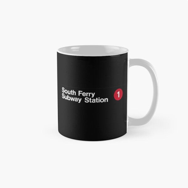 Item preview, South Ferry Subway Station Minimal Transit Sign designed and sold by PlanetEye Designs.