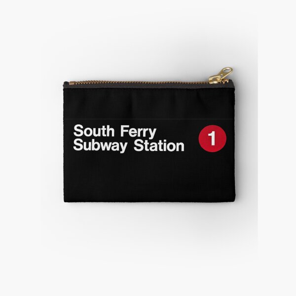 Item preview, South Ferry Subway Station Minimal Transit Sign designed and sold by PlanetEye Designs.